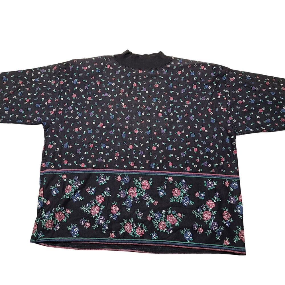 Vintage Bella Mia International Aop Floral T-Shirt Women's Small Retro 90’s USA